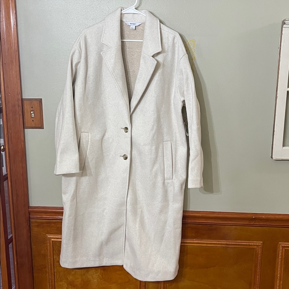 NWT Old Navy Creme Coat